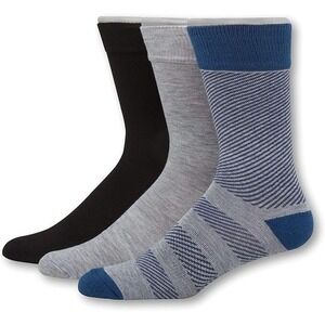 Hanes Premium Crew Socks 3 Pack 1901 Heritage Cushion Men's Size 6-12 (HT3/3)